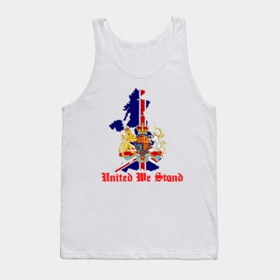 United We Stand - team Great Britain GB - Tee shirt map emblem United Kingdom Tank Top